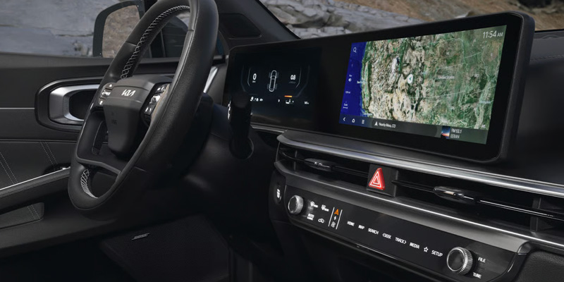2026 Kia interior display technology at Planet Kia Charlotte in Charlotte NC