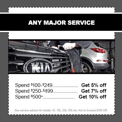 5-10% Off Any Major Service